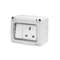13A SOCKET WITH SWITCH BS STANDARD IP55