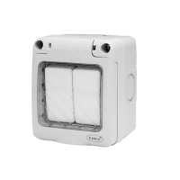 2Gang 1way switch  IP55