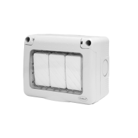 3Gang 1 way switch IP55