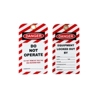 Double Sided Lockout Tag