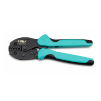 Crimping tool for bootlace ferrule
