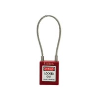 Cable shakle padlock